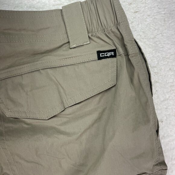 CQR‎ Pants Mens Convertible Cargo Lightweight Utility Pant 32x32 Tan - Picture 7 of 8